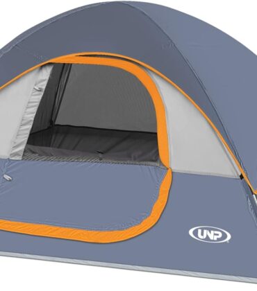 Camping Tent 2-4 Person, Waterproof Windproof Tent with Rainfly Easy Set up-Portable Dome Tents for Camping…
