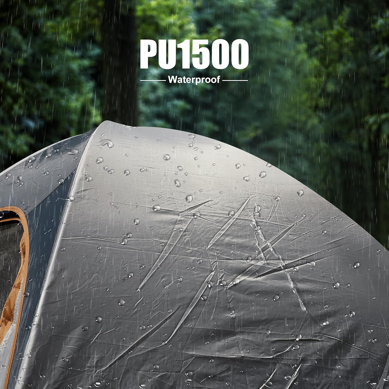 Camping Tent 2-4 Person, Waterproof Windproof Tent with Rainfly Easy Set up-Portable Dome Tents for Camping… - Image 4